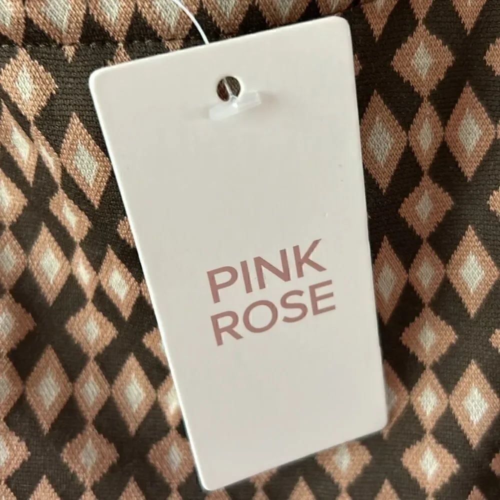 NEW Pink Rose Crop Top - Picture 2 of 6